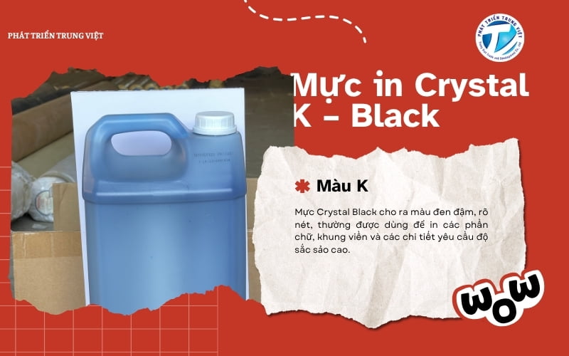 Mực crystal màu K